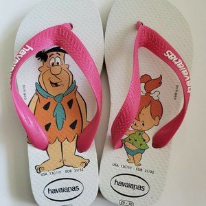 Havaianas Flip Flops Girls 13c/1y Flintstones